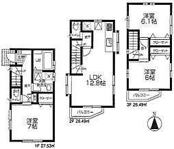 新築戸建 朝霞市三原5丁目　全2棟