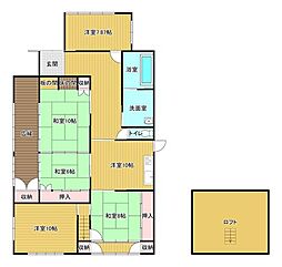 猿喰ロフト付き平屋