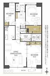 プラザ学園前10号棟 308号室