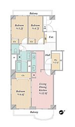 サンライトパストラル壱番街A棟 412号室