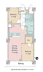 ときわ平サニーハイツ 205号室