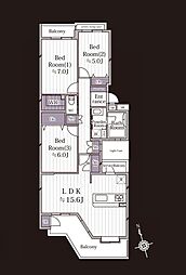 六高台ベルパティオ1番館 303号室