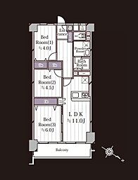 ダイヤリッジ常盤平 206号室