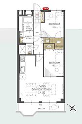 近鉄ハイツ六実 412号室