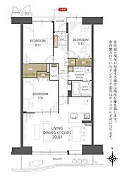 谷津パークタウン三番街 807号室