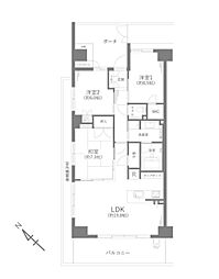 Brillia稲毛海浜公園 401号室