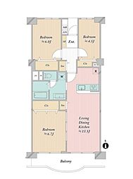 新松戸アゼリアパークハウスB棟 113号室