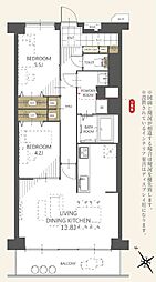 マープル津田沼スカイハイツＣ棟 606号室