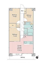 メゾンエクレーレ松戸六高台 509号室