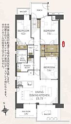 エステ・スクエア青葉の森一番館 401号室