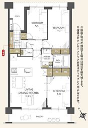 アンビシャス船橋高根台 206号室