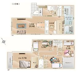 千葉市稲毛区天台6期 1号棟