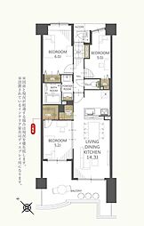 リーベスト西千葉 502号室