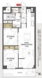 ハッコー稲毛マンション 502号室