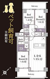 ツインエルシティ千葉壱番館 613号室
