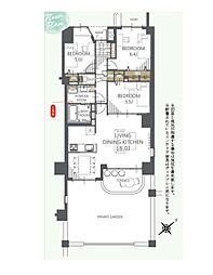 ウッドパーク東千葉 116号室