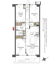 ゼファー船橋薬園台 308号室