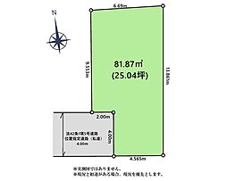 北区西ケ原2丁目 土地