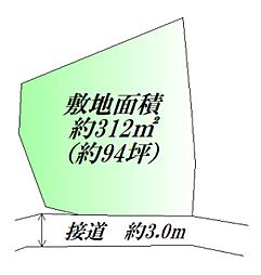 岩沼市長岡字北原　建築条件なし