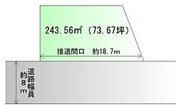 大崎市岩出山池月字下宮道合　建築条件なし