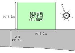 亘理町荒浜字水神　建築条件なし