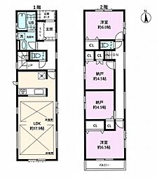 戸塚区汲沢７丁目　新築戸建て　全３棟 C棟