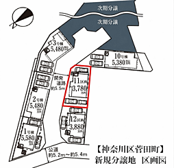 神奈川区菅田町条件付き土地