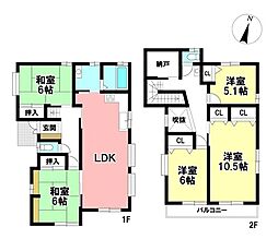 中古戸建　北区喜惣治1丁目