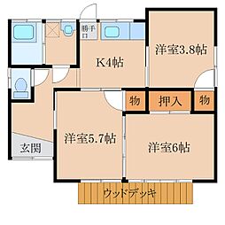 西原2丁目貸家 1号棟