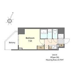 S-RESIDENCE阿波座bouncy 1004
