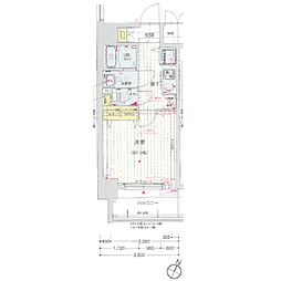 ジアコスモ江戸堀パークフロント 403
