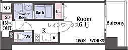 レジュールアッシュ天王寺クレア 708