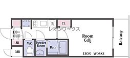 プレサンス四天王寺前夕陽ヶ丘ヴィリード 205
