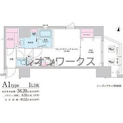 シーズンフラッツ阿波座 1104