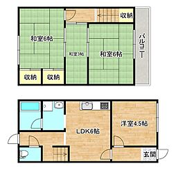 大阪市生野区田島1丁目の一戸建て
