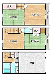 大阪市生野区桃谷3丁目の一戸建て
