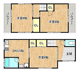 東大阪市友井2丁目の一戸建て