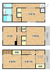 大阪市平野区瓜破東3丁目の一戸建て