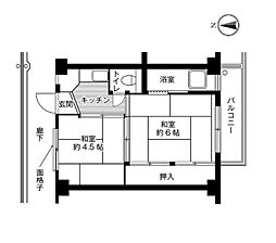 ビレッジハウス沢野本2号棟 205