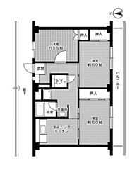 ビレッジハウス奥北野 3-303