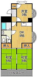 ハイツ帆柱　506号室