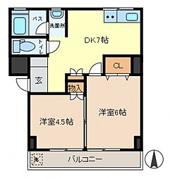 ナカノ第二マンション 2B号室