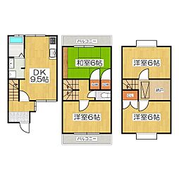 京都市山科区北花山中道町の一戸建て