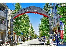 尾山台ハッピーロード沿いの土地