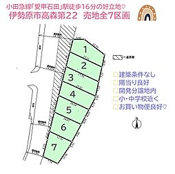 伊勢原市高森第22　売地全7区画　1号地