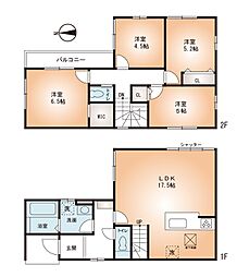 豊中市上野東３丁目戸建全３区画 1号棟