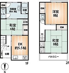 豊中市豊南町西５丁目借地テラスハウス
