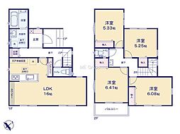茅ヶ崎市今宿　新築未入居戸建　全8棟　6号棟