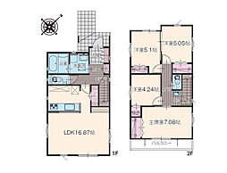 町田市鶴川4丁目　新築未入居戸建　全3棟　1号棟