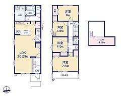 町田市相原町　新築未入居戸建　全12棟　3号棟